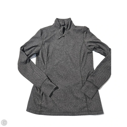 Top Long Sleeve By Cme In Grey, Size: L