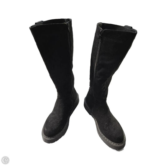 Boots Knee Flats By Sugar In Black, Size: 8