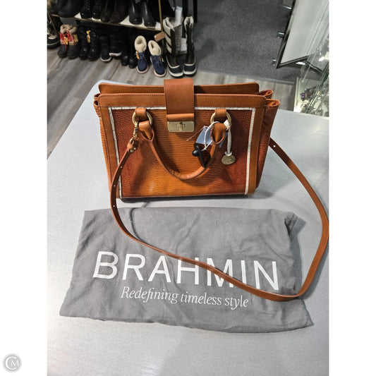 Handbag Designer By Brahmin, Size: Medium