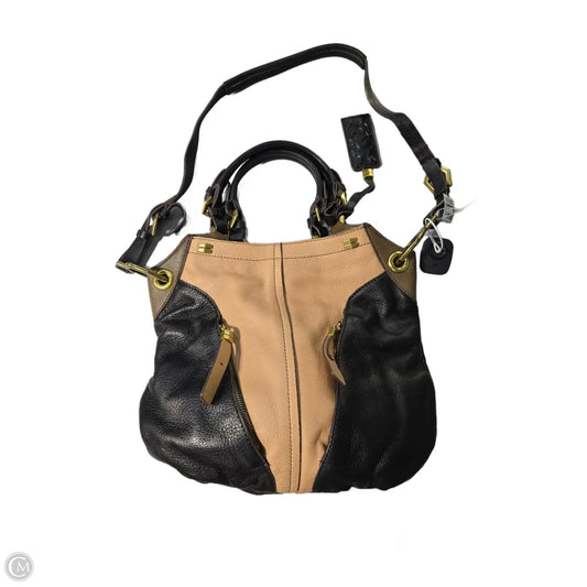 Handbag Leather By Oryany, Size: Large