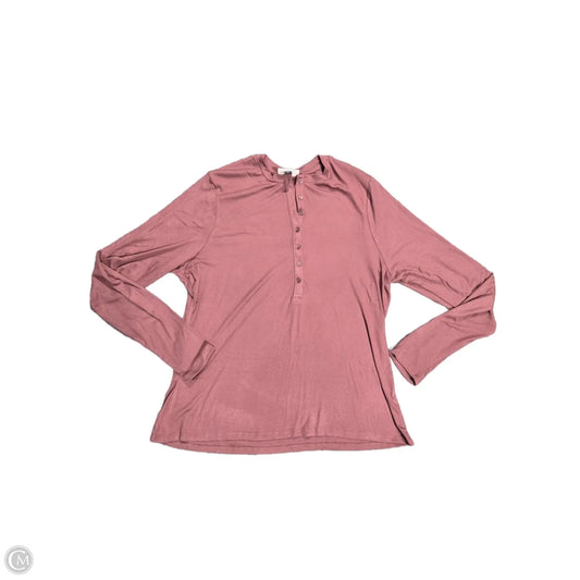 Top Long Sleeve Basic By Universal Thread In Pink, Size: Xxl