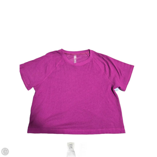 Top Short Sleeve By Lou And Grey In Purple, Size: Xxl