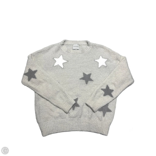 Sweater By Pink Rose In White, Size: L