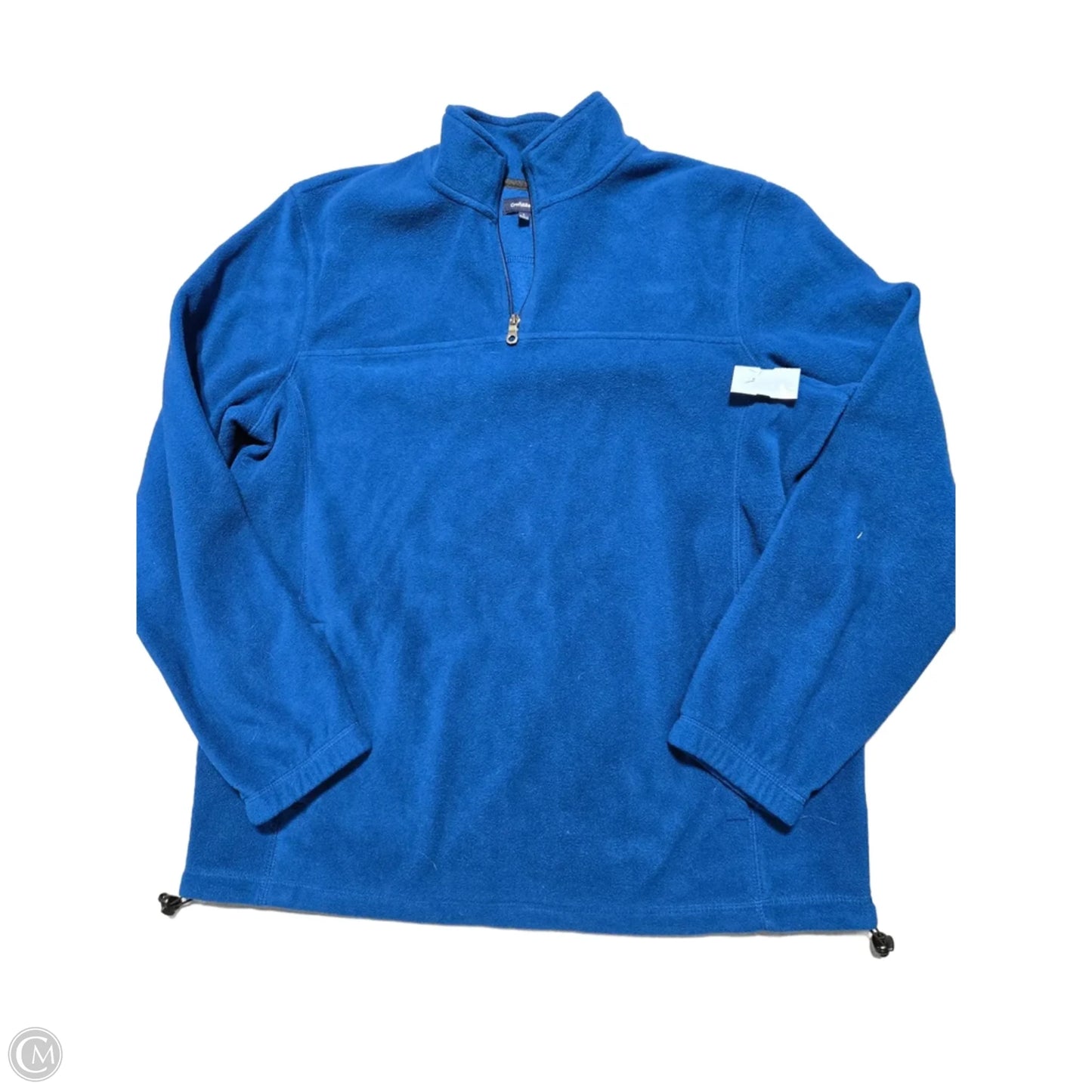 Top Long Sleeve By Croft And Barrow In Blue, Size: L