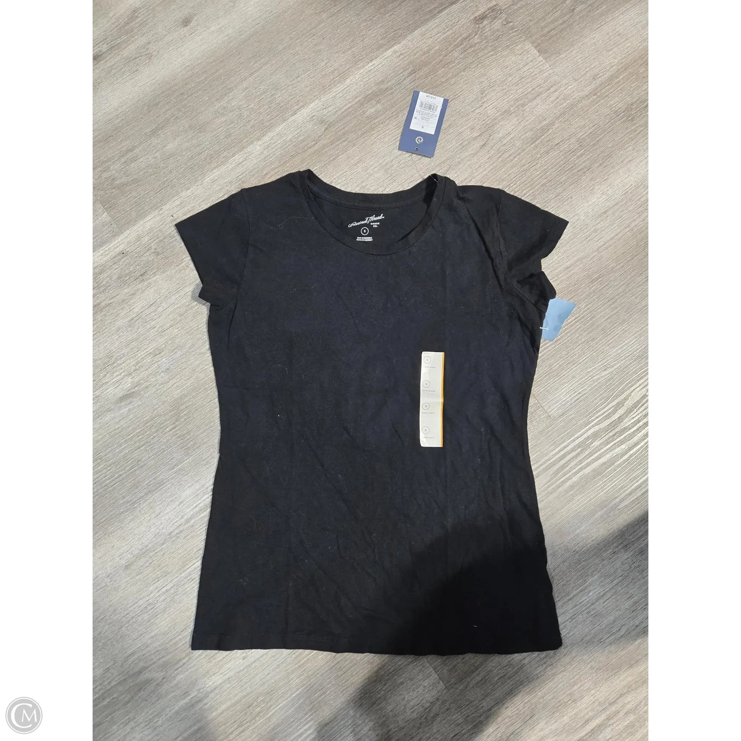 Top Short Sleeve Basic By Universal Thread In Black, Size: S