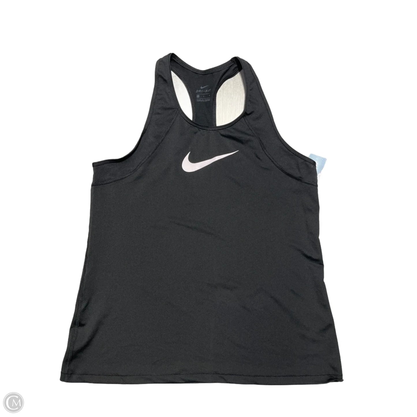 Athletic Tank Top By Nike In Black, Size: L