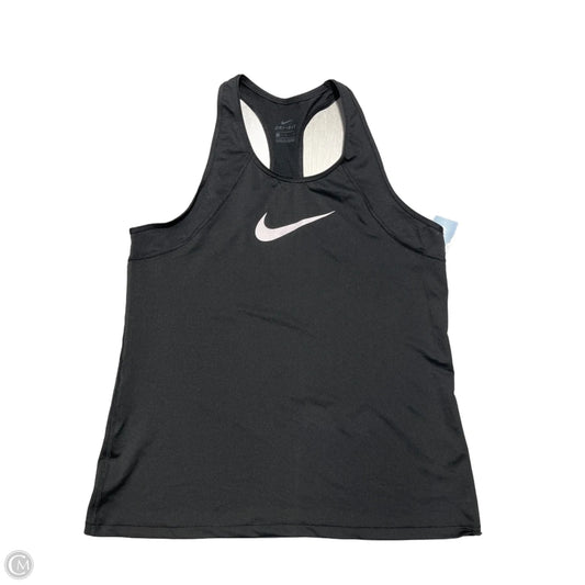Athletic Tank Top By Nike In Black, Size: L