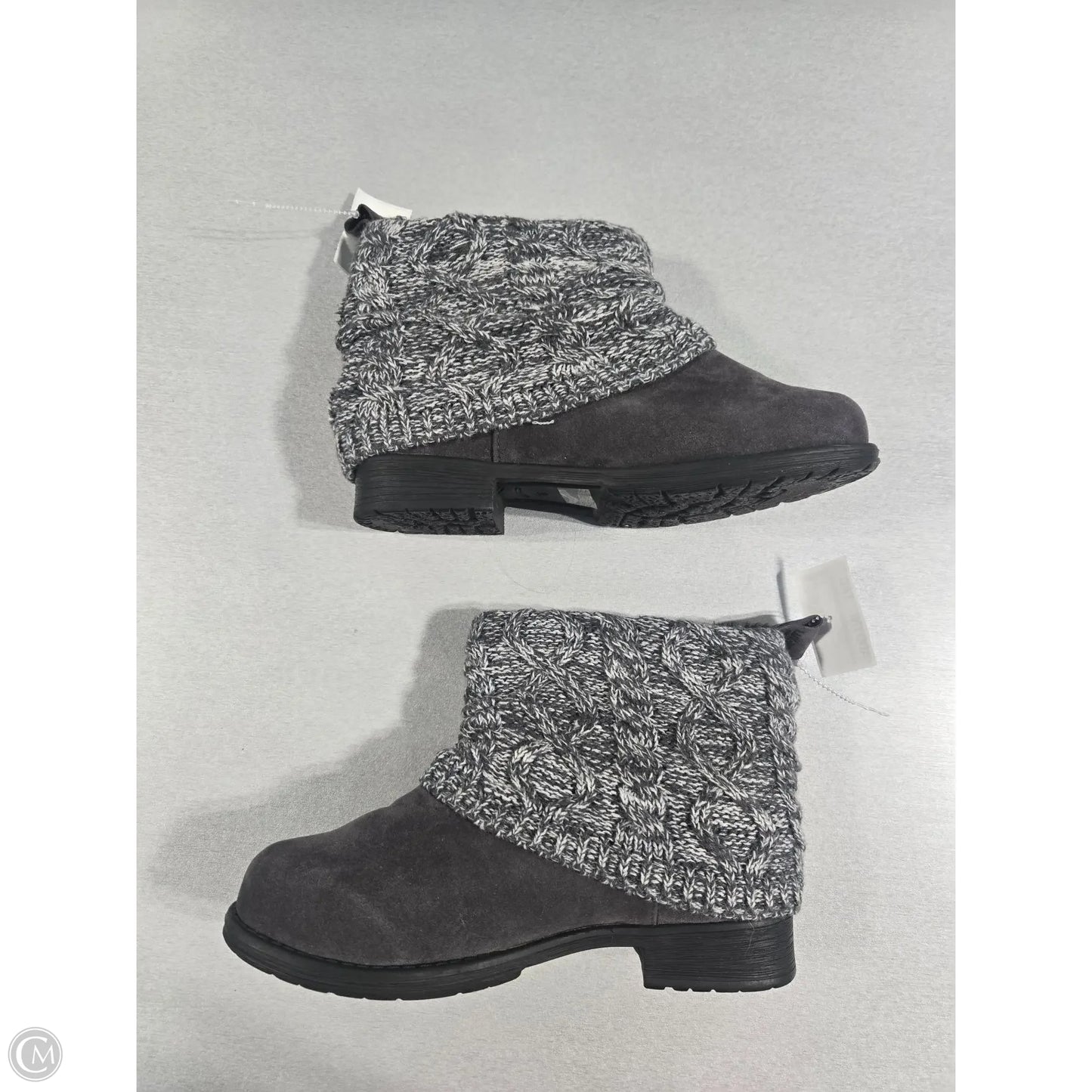 Boots Ankle Flats By Cmc In Grey, Size: 9