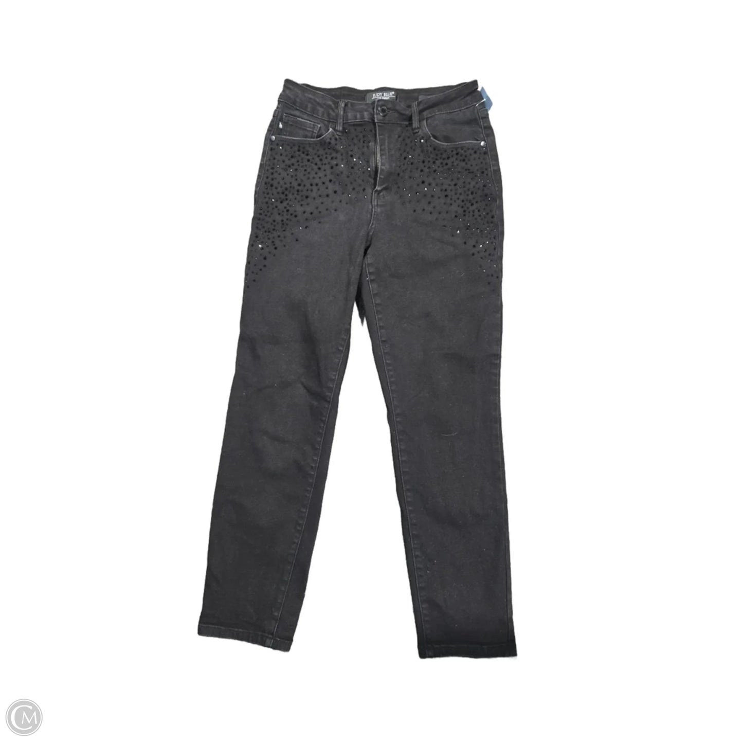 Jeans Skinny By Judy Blue In Black Denim, Size: 4