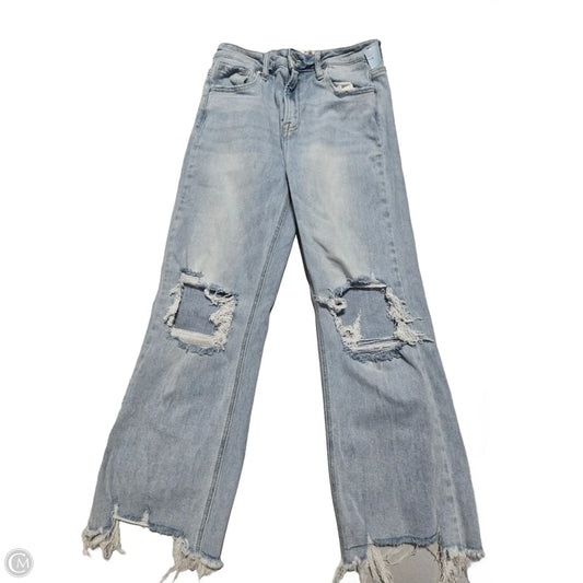 Jeans Flared By Risen In Blue Denim, Size: 8