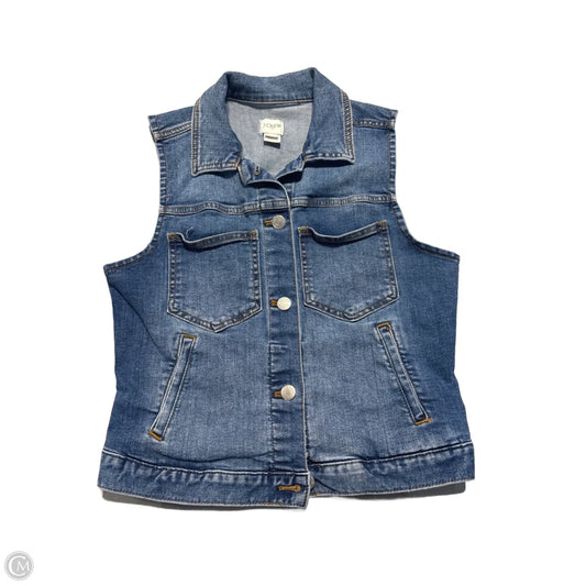 Vest Other By J. Crew In Blue Denim, Size: Xs