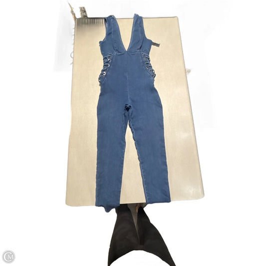 Jumpsuit By Cme In Blue Denim, Size: S