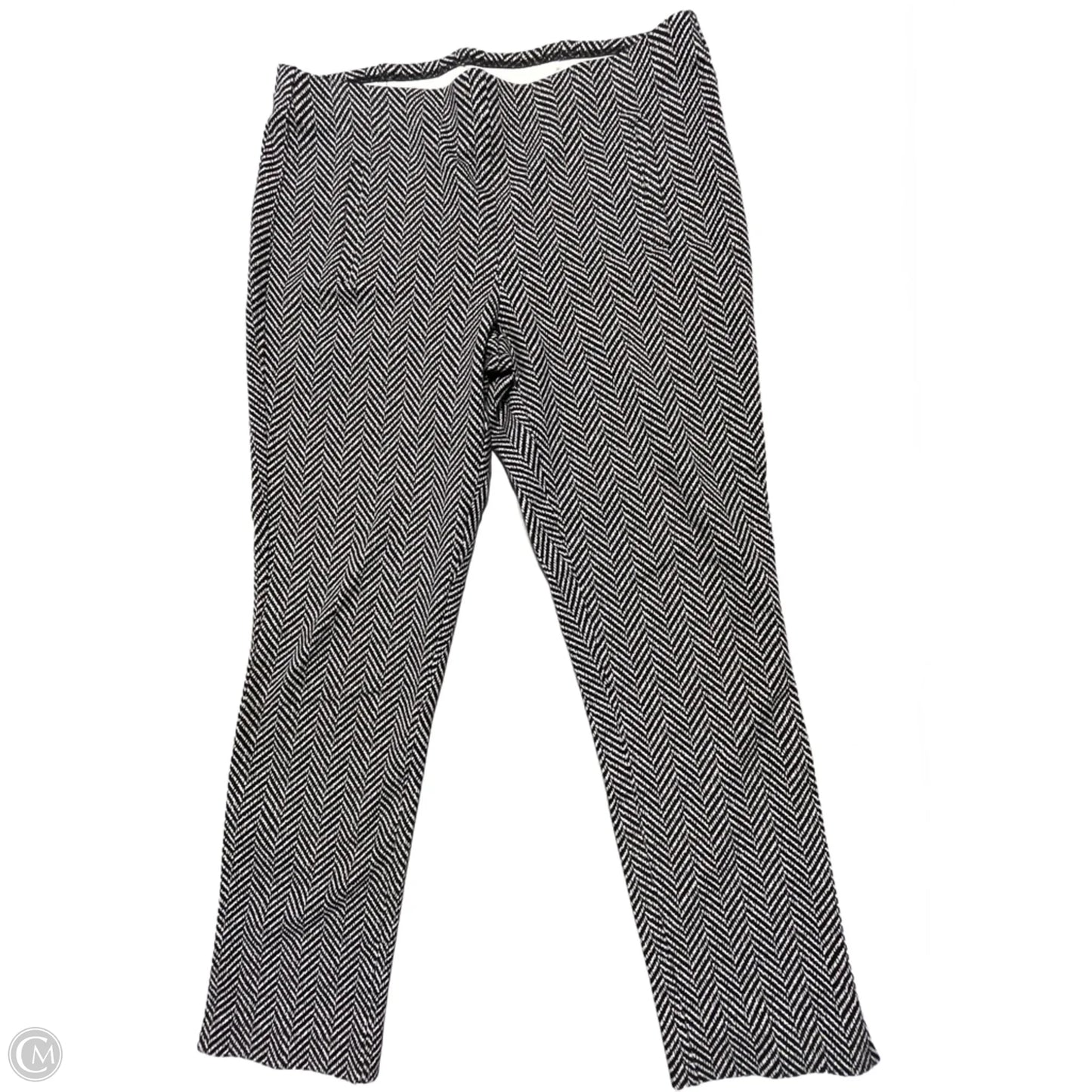 Pants Leggings By Chicos In Black & White, Size: 8