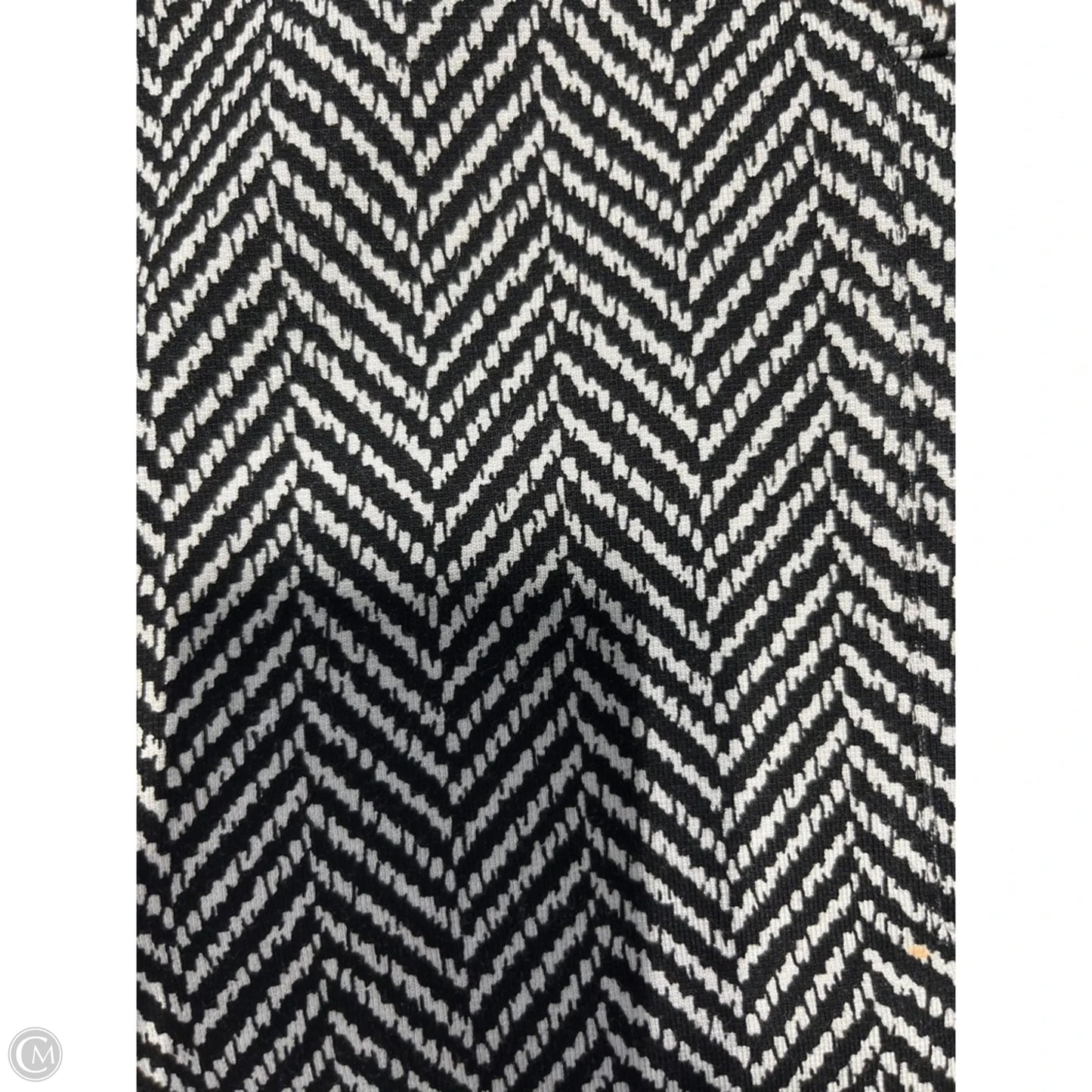 Pants Leggings By Chicos In Black & White, Size: 8