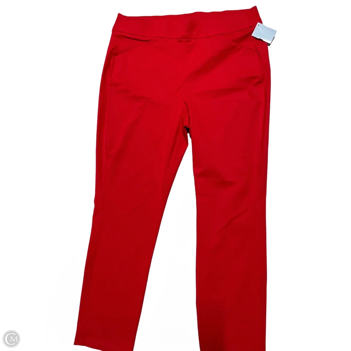 Pants Leggings By Chicos In Red, Size: 8