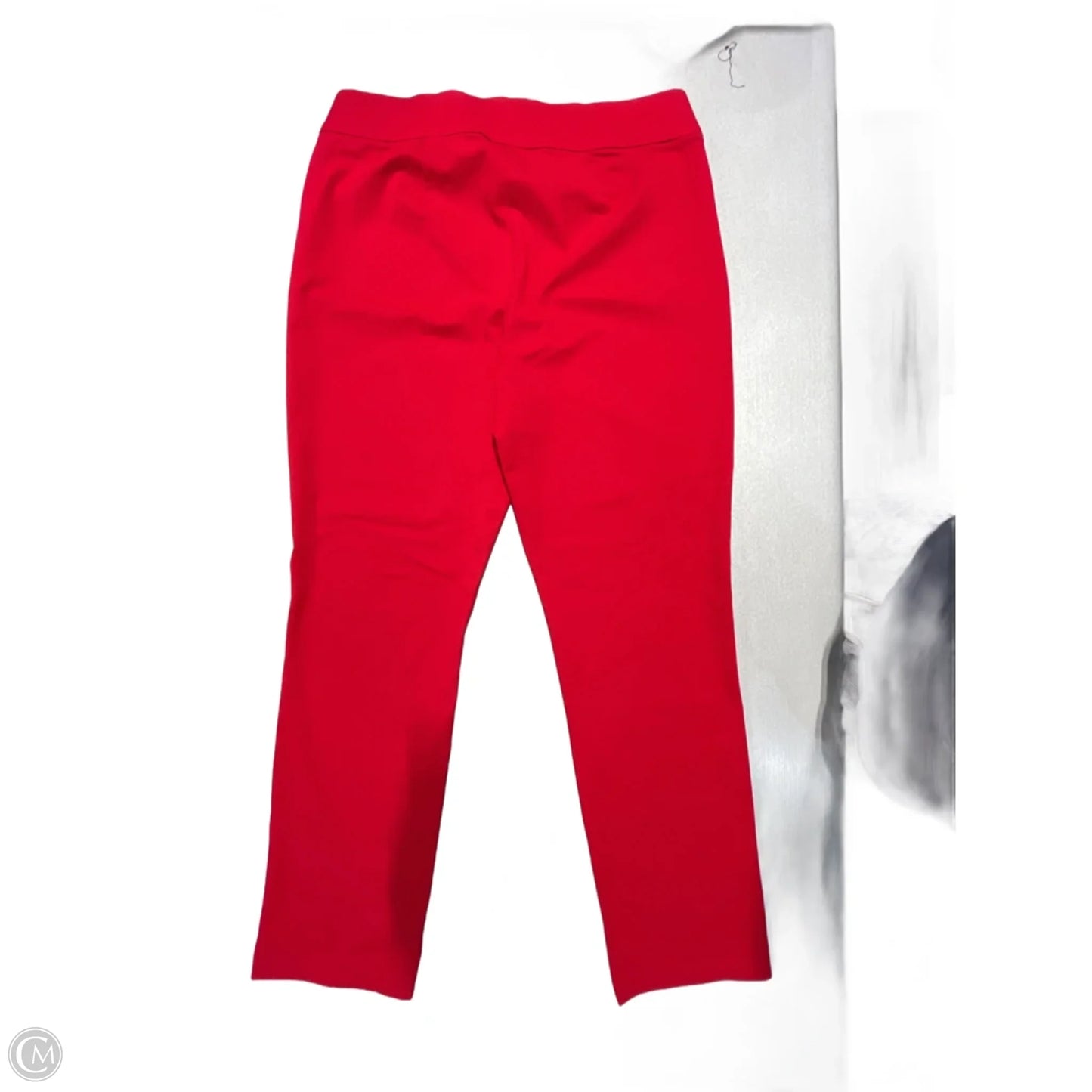 Pants Leggings By Chicos In Red, Size: 8