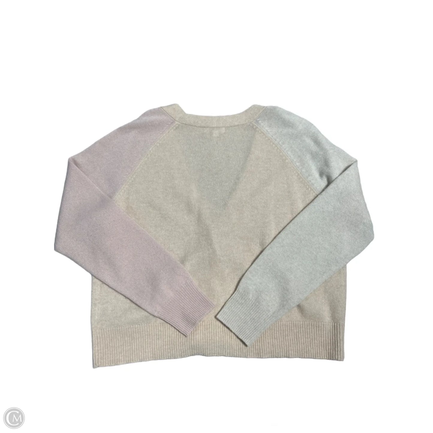 Sweater Cardigan By 525 In Tan, Size: S