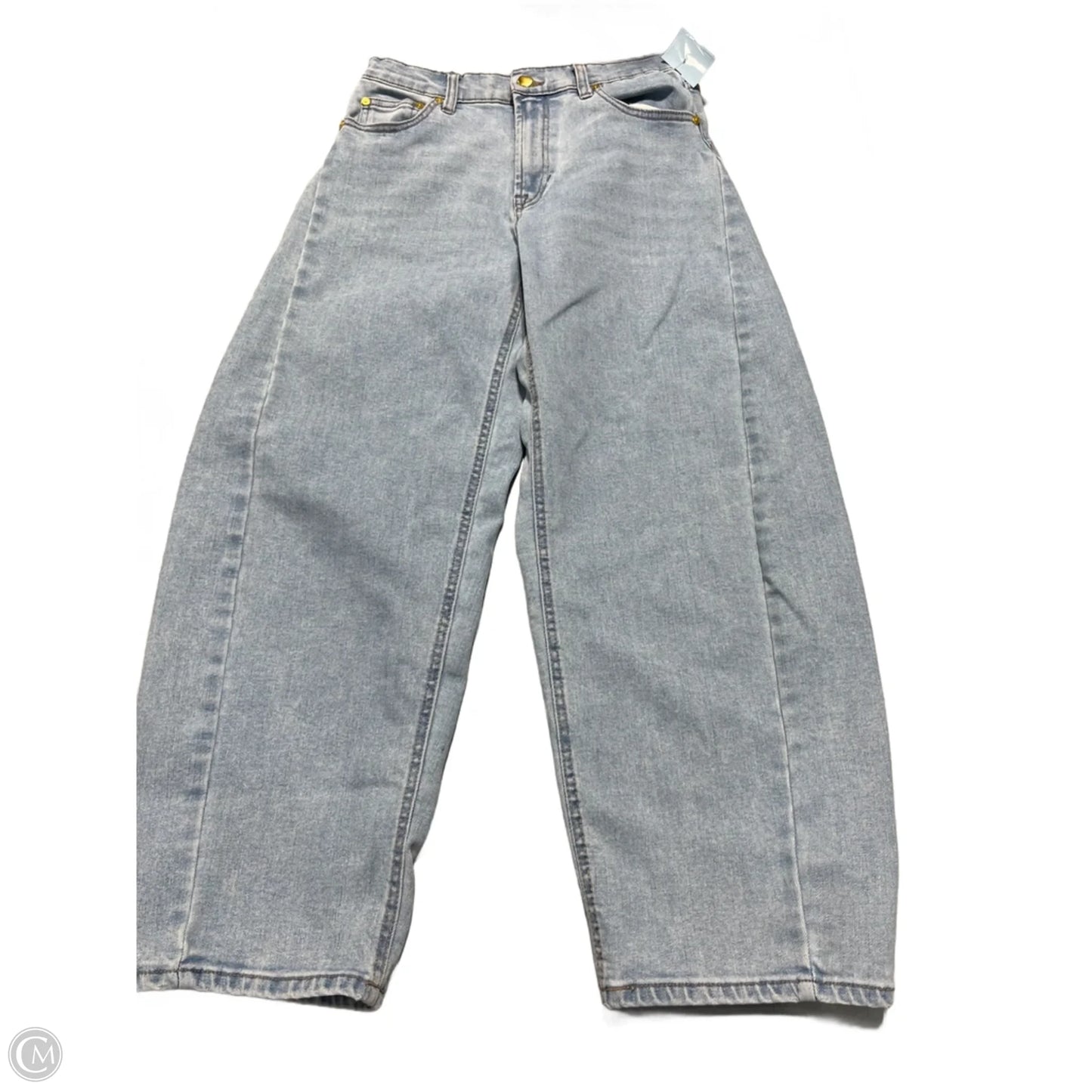 Jeans Straight By Oat In Blue Denim, Size: 4