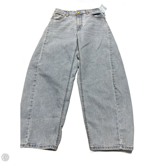 Jeans Straight By Oat In Blue Denim, Size: 4