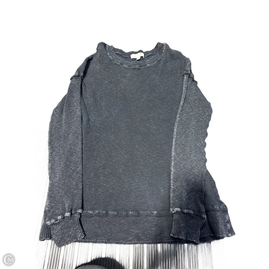 Top Long Sleeve By Eri + Ali In Grey, Size: L