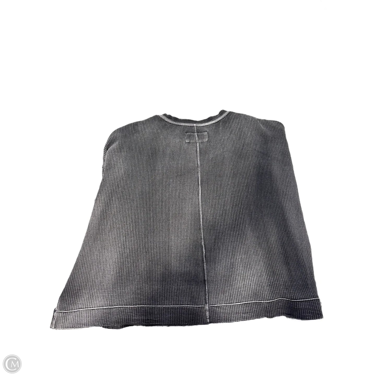 Top Long Sleeve By Pilcro In Grey, Size: M