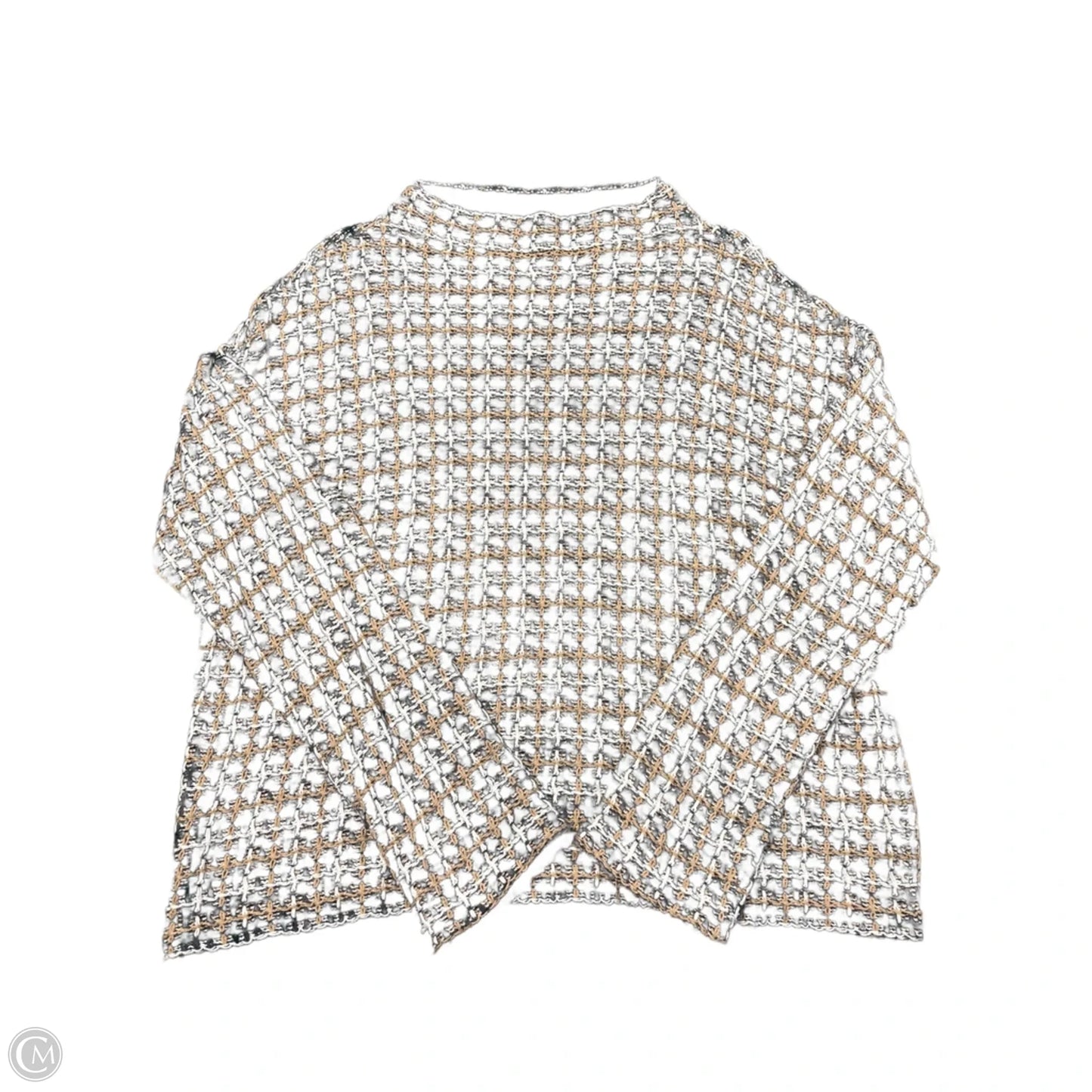 Sweater By Ann Taylor In Grey, Size: L