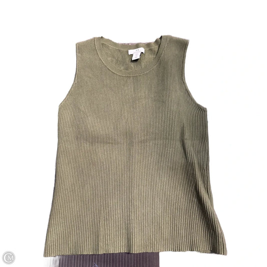 Tank Top Designer By Halston In Green, Size: L
