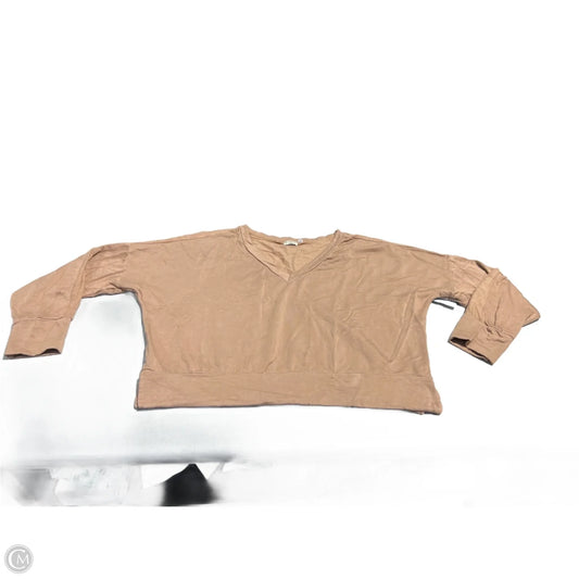 Top 2pc Long Sleeve By Cmc In Brown, Size: M