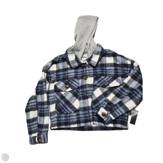 Top Long Sleeve By Ci Sono In Plaid Pattern, Size: S