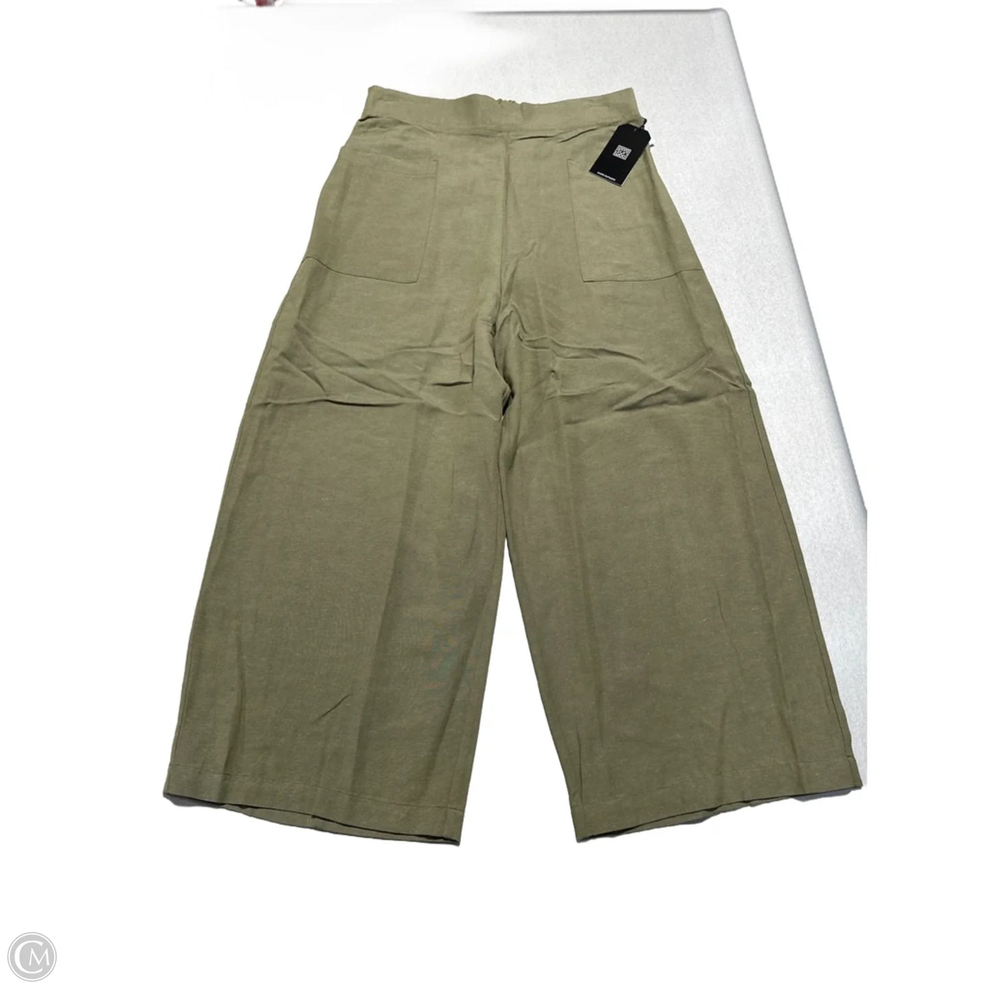 Pants Linen By Clara Sun Woo In Green, Size: S