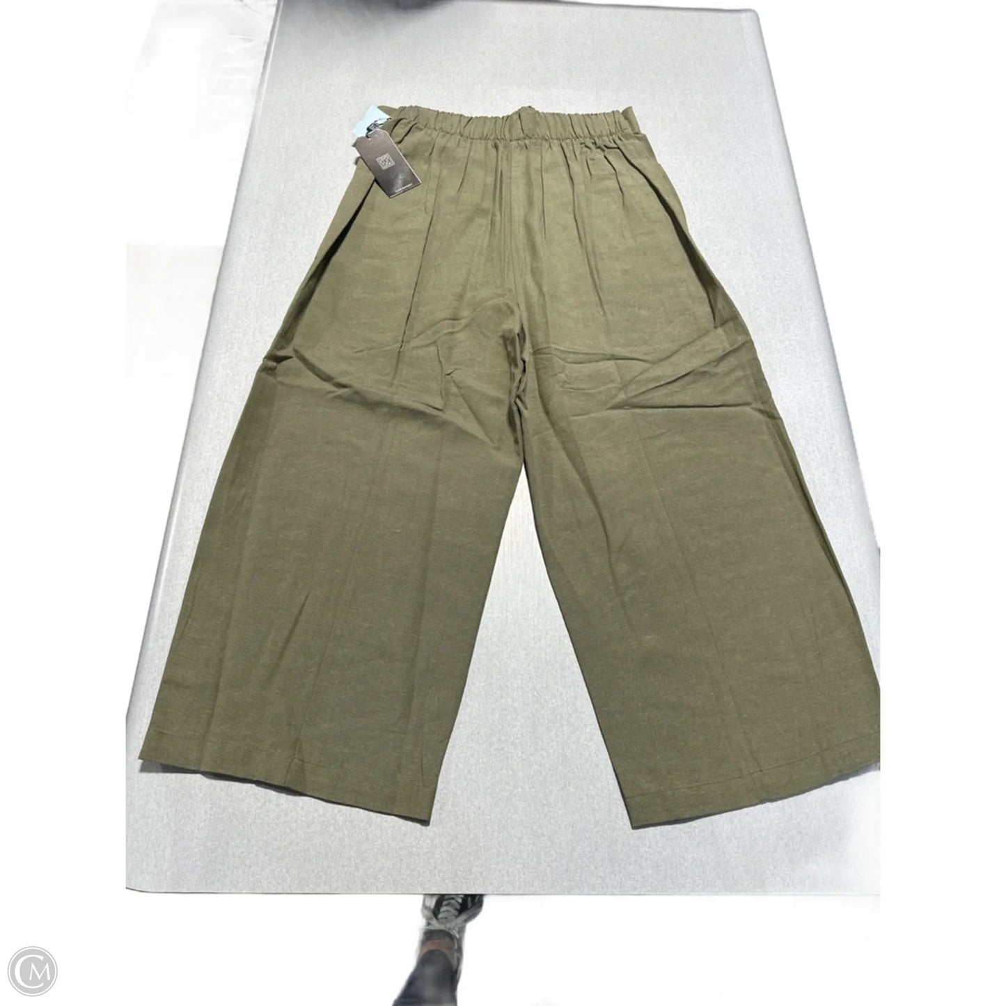 Pants Linen By Clara Sun Woo In Green, Size: S