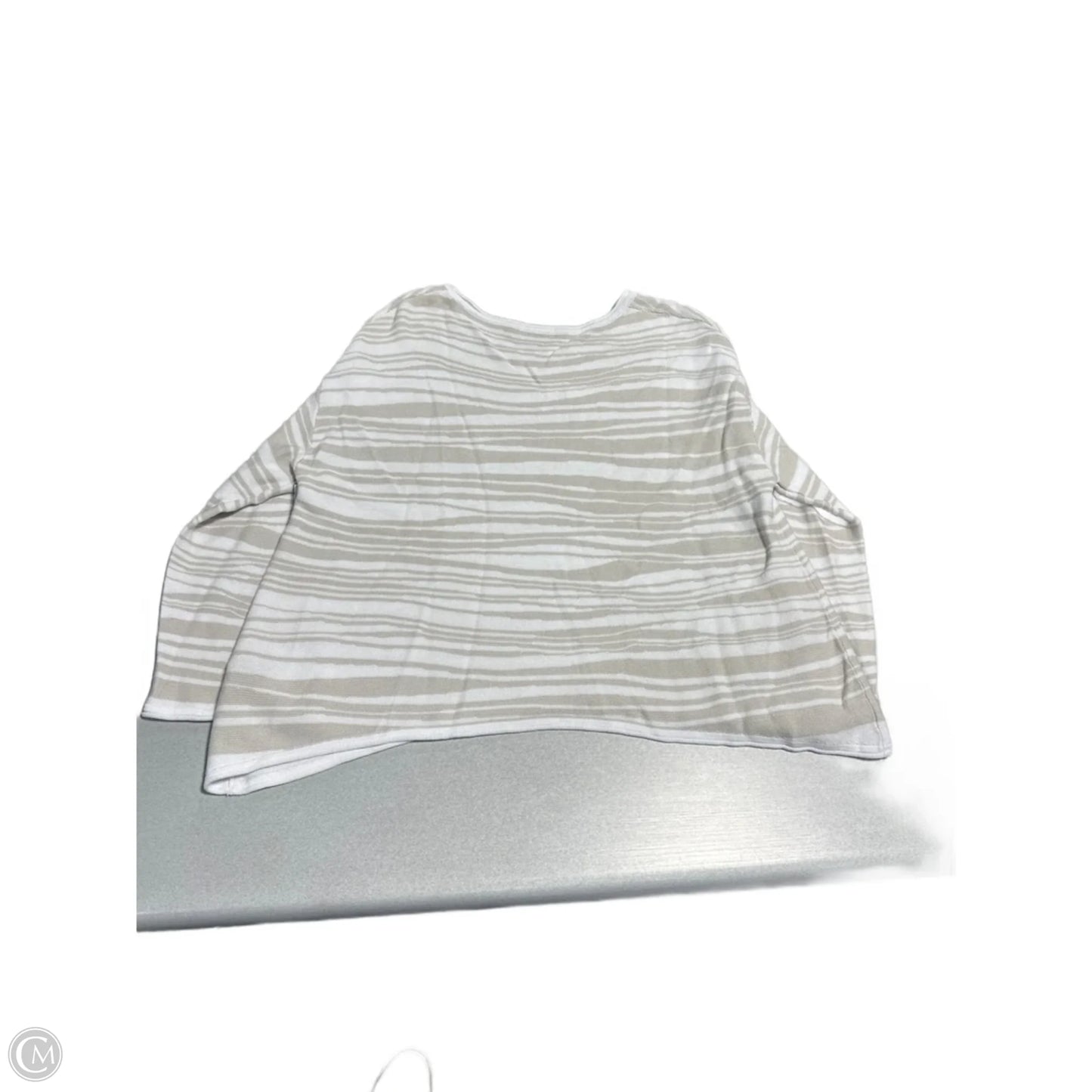 Sweater By Habitat In Tan & White, Size: S