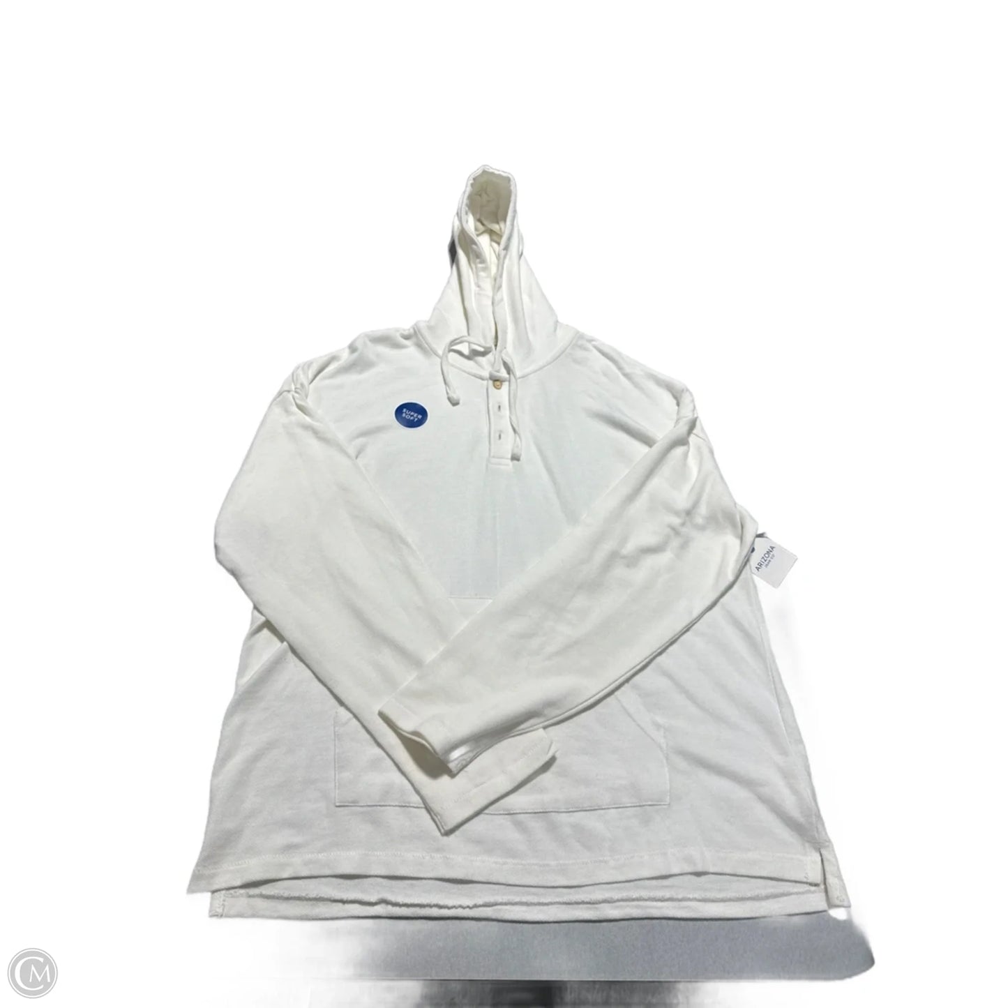 Top Long Sleeve By Arizona In Cream, Size: Xxl