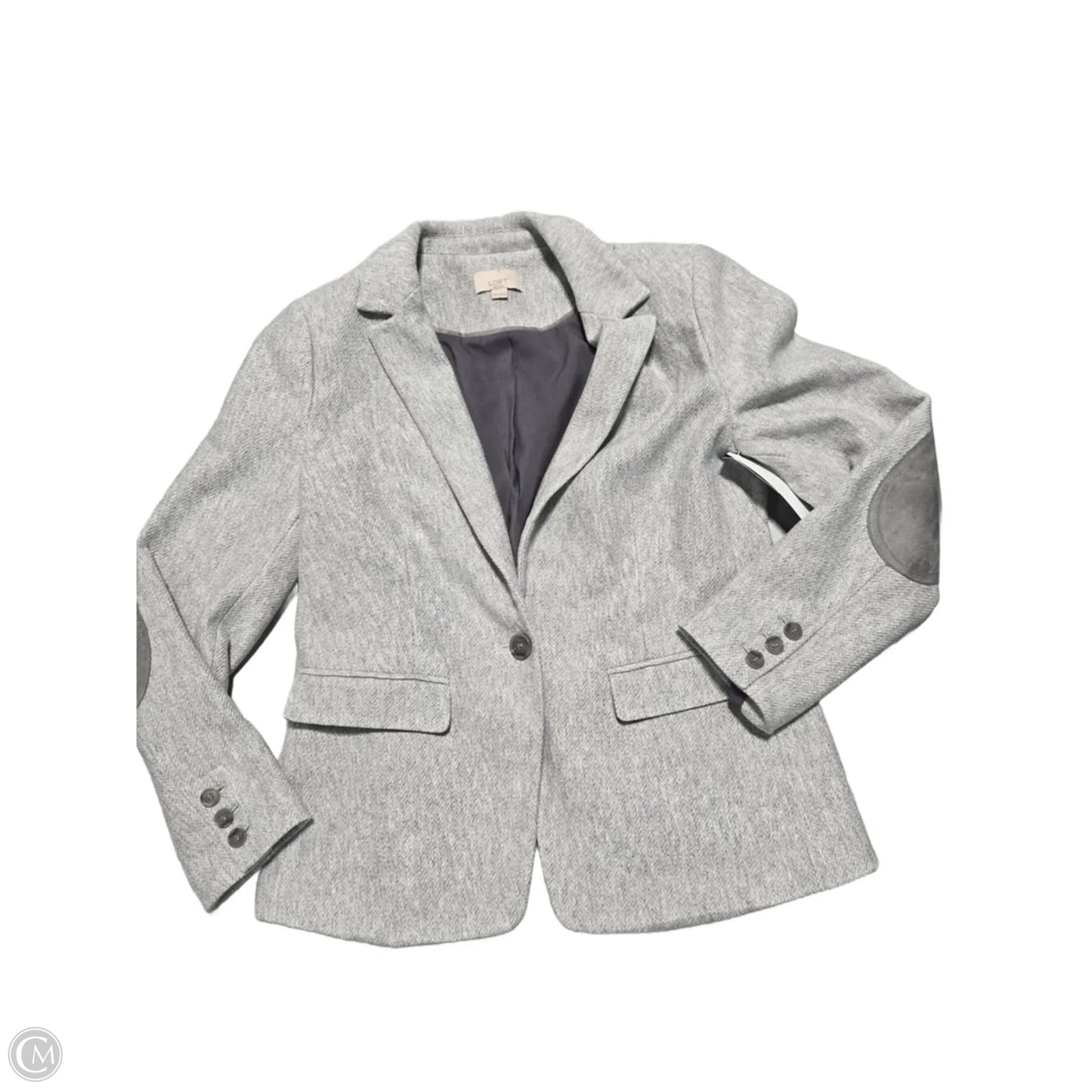 Blazer By Loft In Grey, Size: 10p