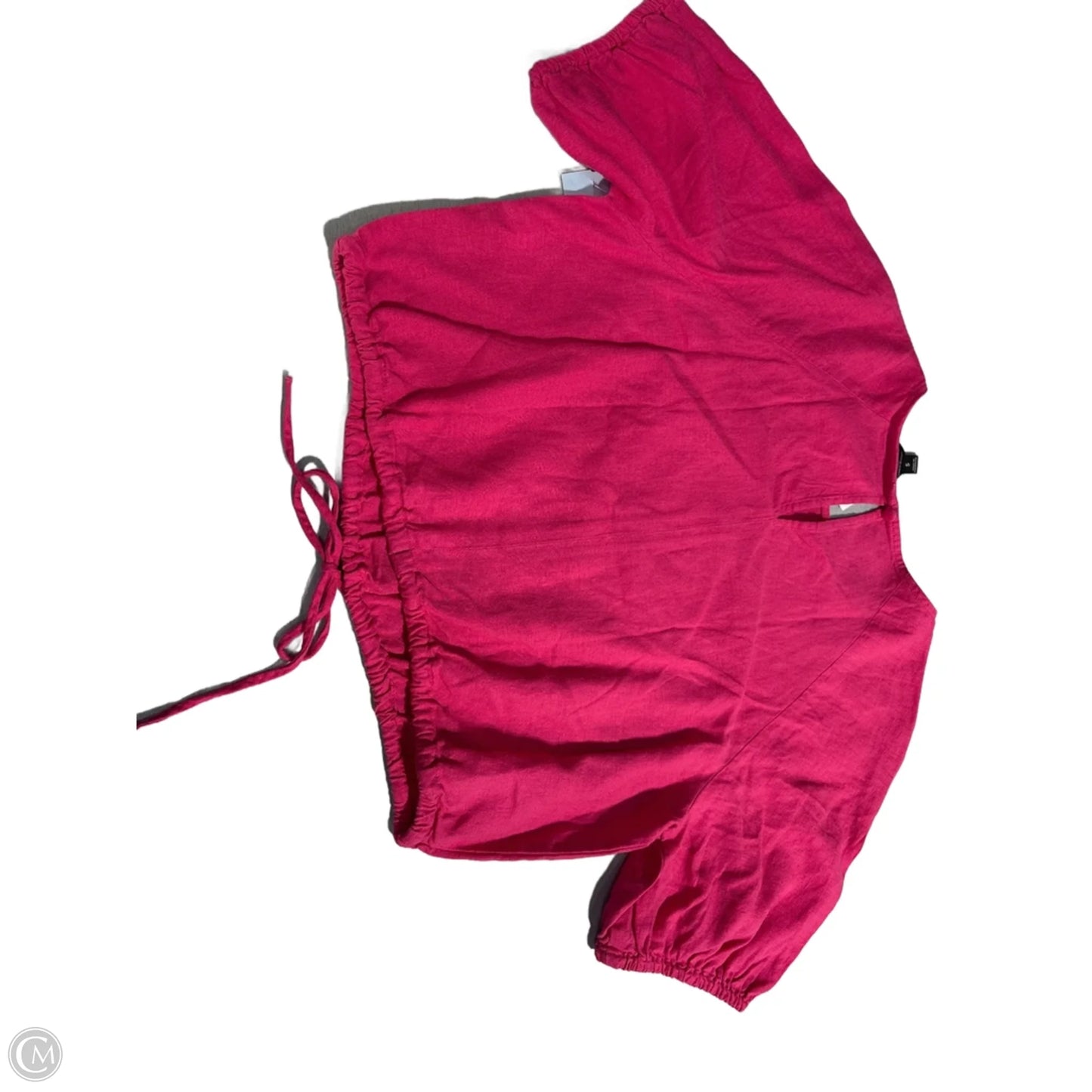 Top Short Sleeve Basic By Banana Republic In Pink, Size: S