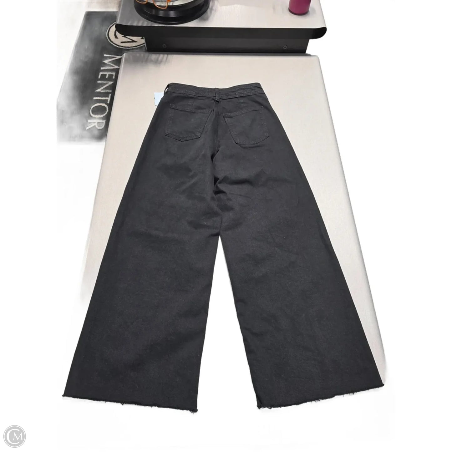 Jeans Flared By Universal Thread In Black Denim, Size: 4