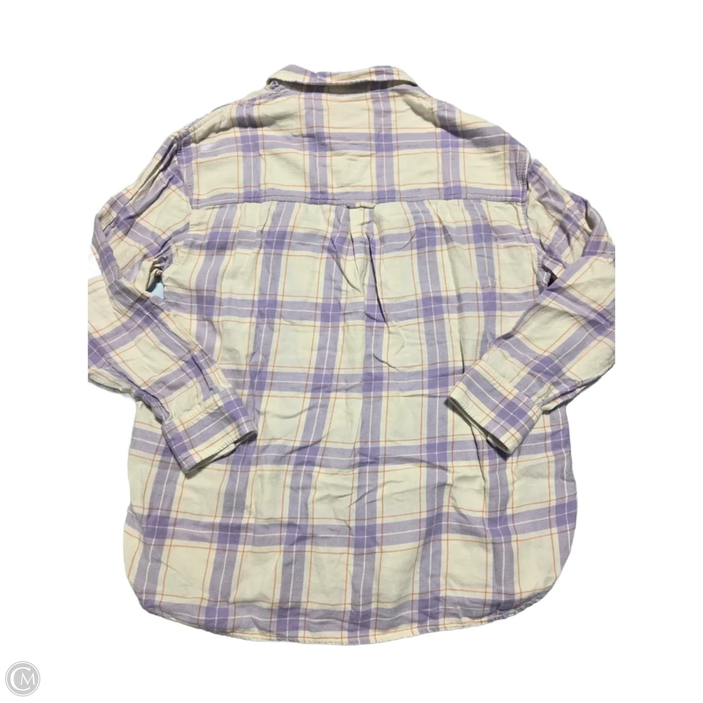 Top Long Sleeve By American Eagle In Purple, Size: M