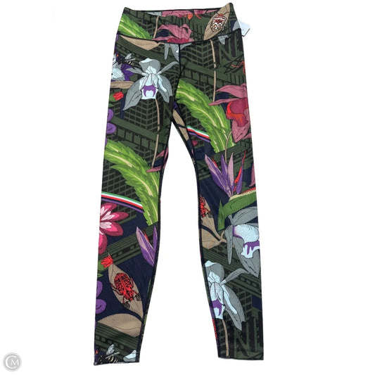 Athletic Leggings By Nike In Multi-colored, Size: M