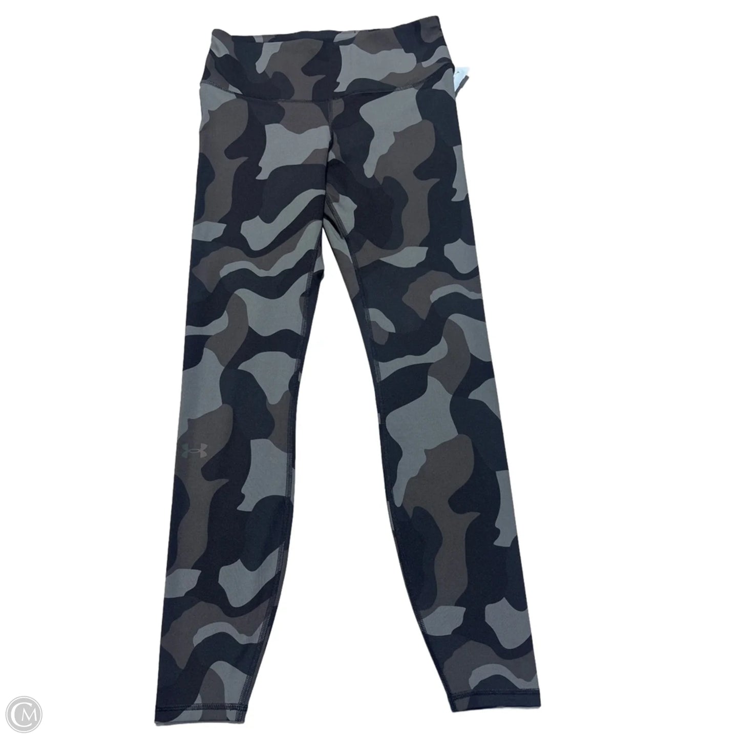 Athletic Leggings By Under Armour In Camouflage Print, Size: M