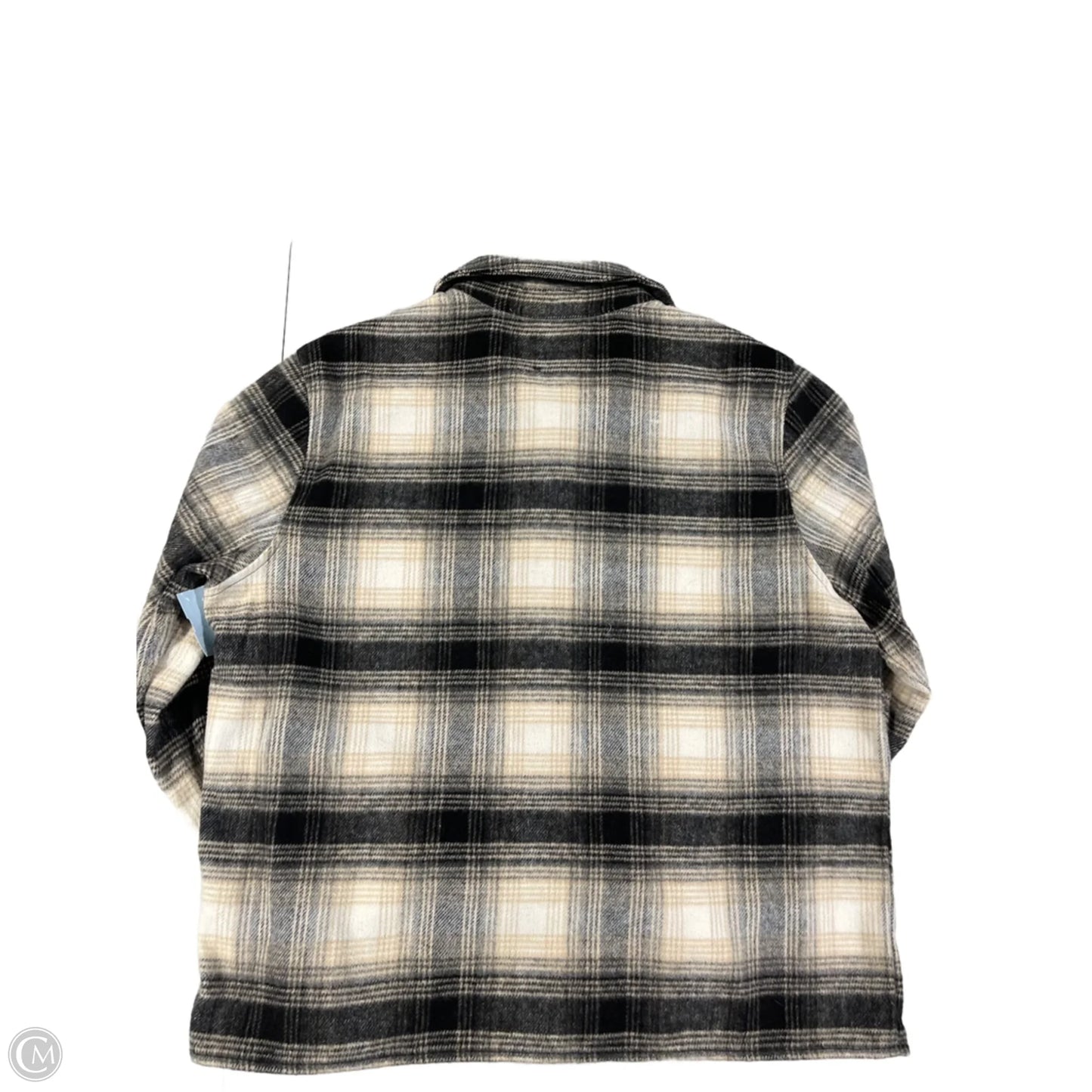 Jacket Shirt By Bb Dakota In Plaid Pattern, Size: L