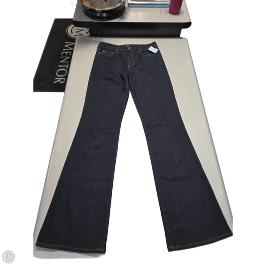 Jeans Boot Cut By Gap In Blue Denim, Size: 10l