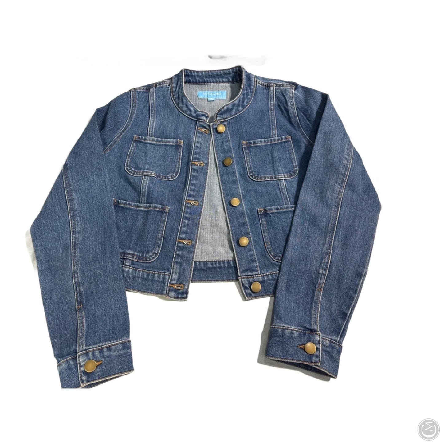 Jacket Denim By Draper James Rsvp In Blue Denim, Size: M