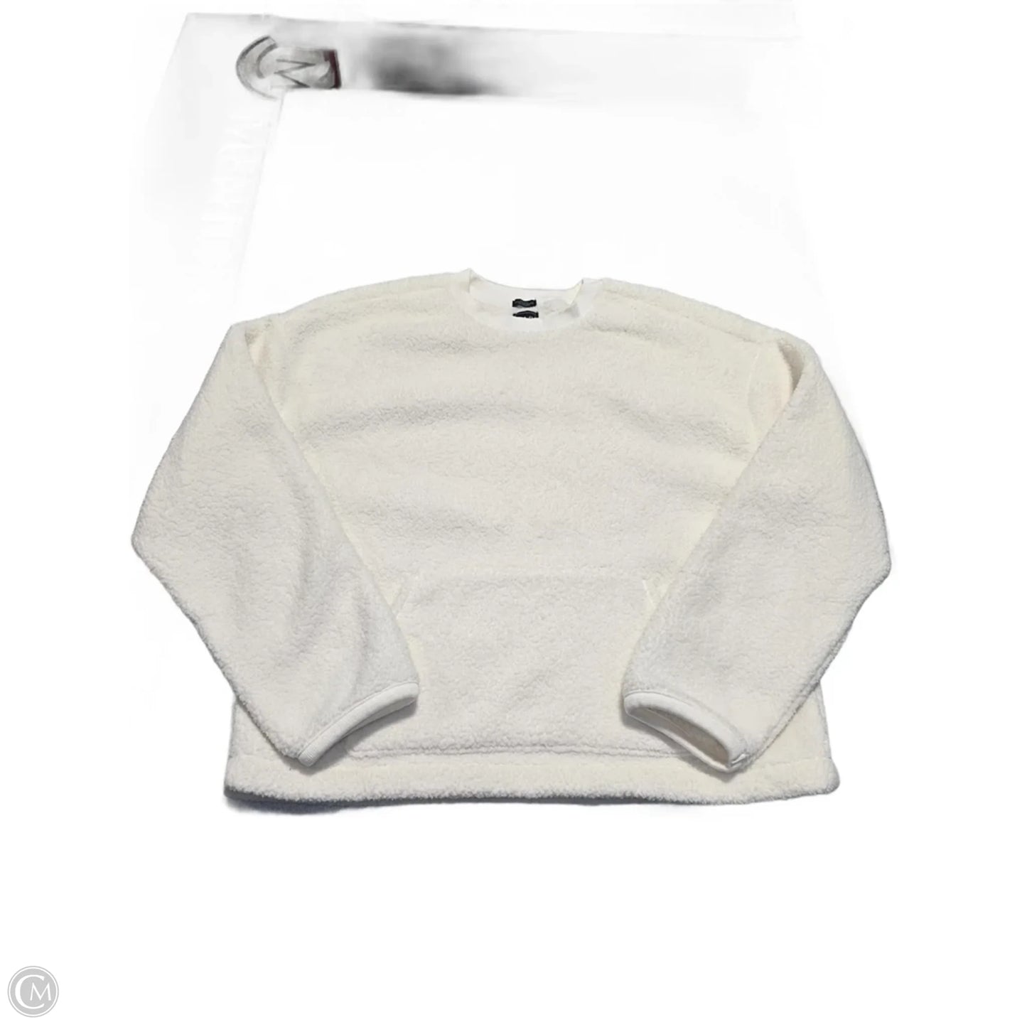 Sweatshirt Crewneck By Gap In White, Size: M