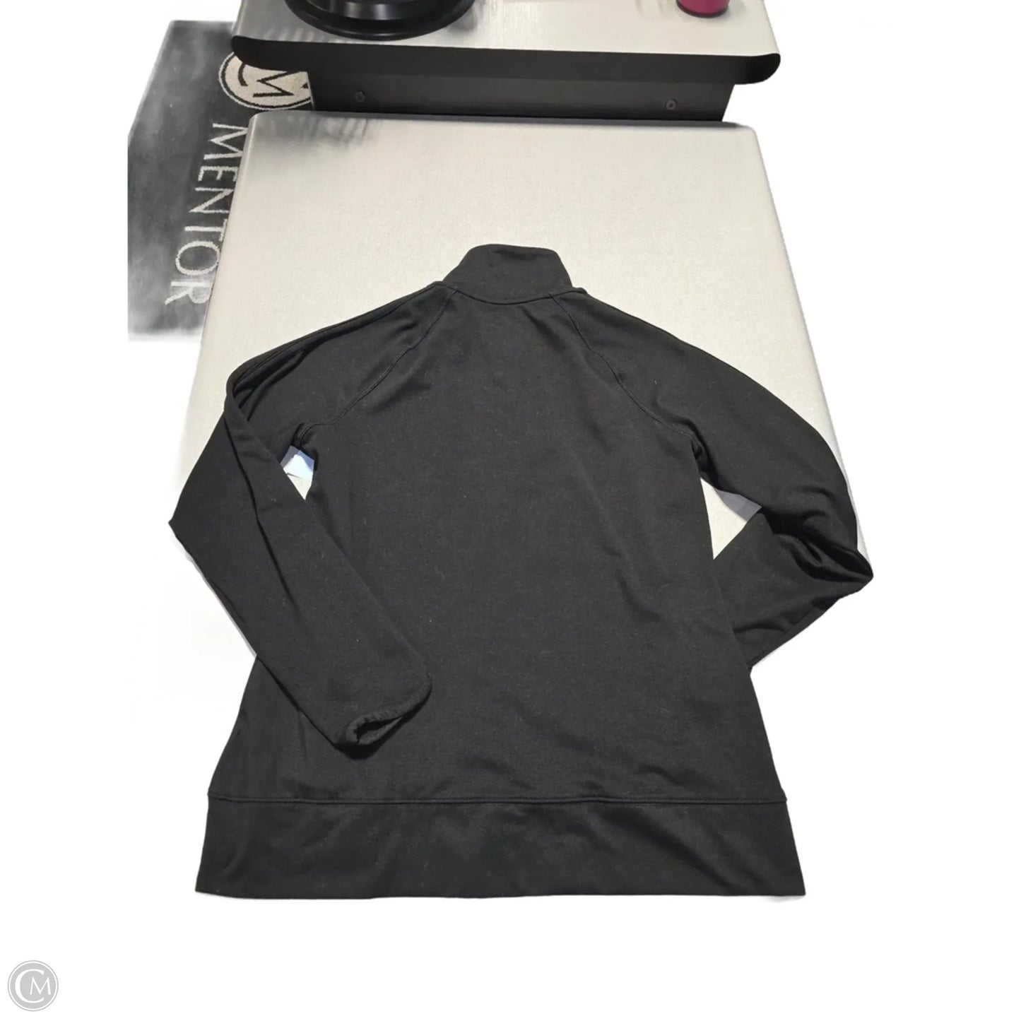 Athletic Top Long Sleeve Collar By C9 By Champion In Black, Size: L