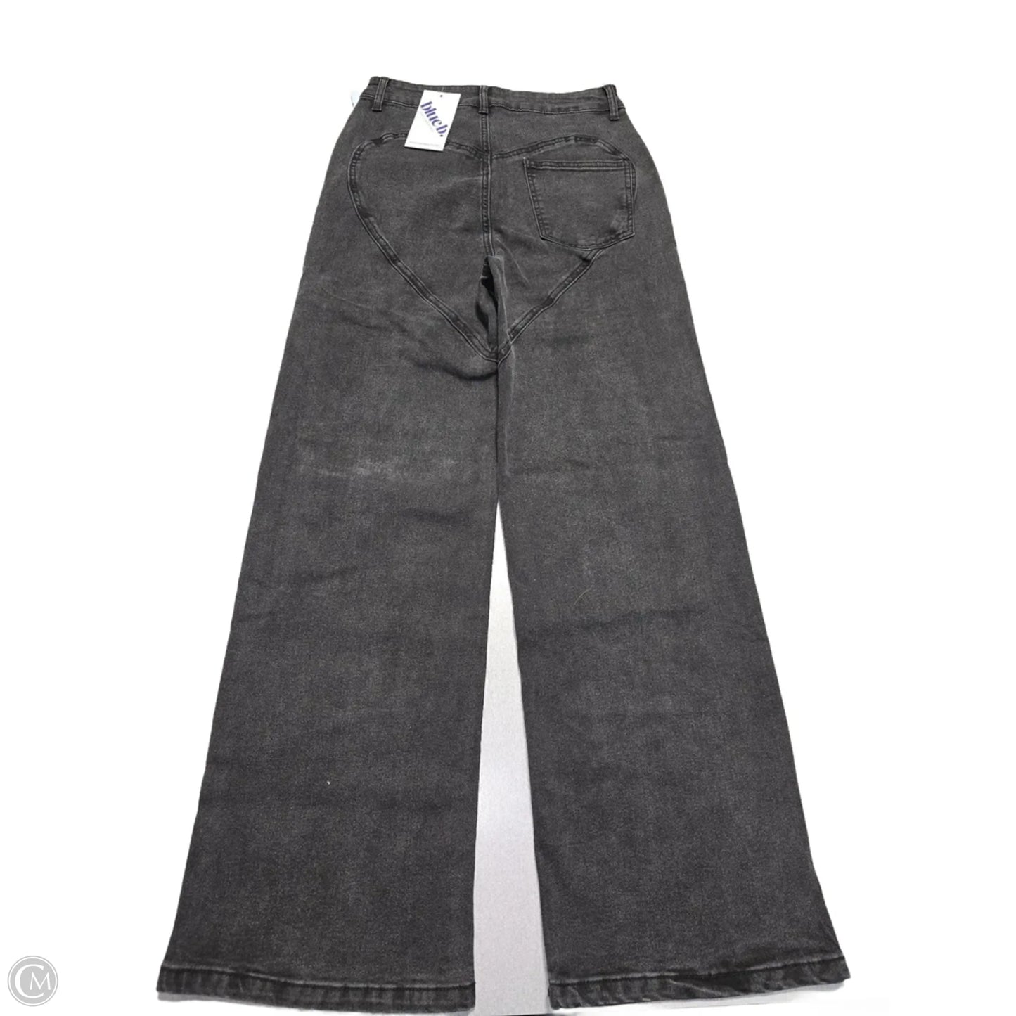 Jeans Wide Leg By Blue B In Black Denim, Size: 4