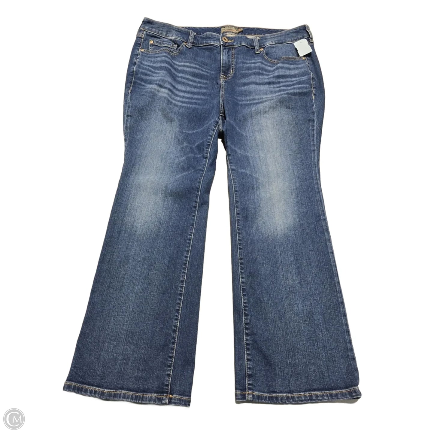 Jeans Boot Cut By Torrid In Blue Denim, Size: 18