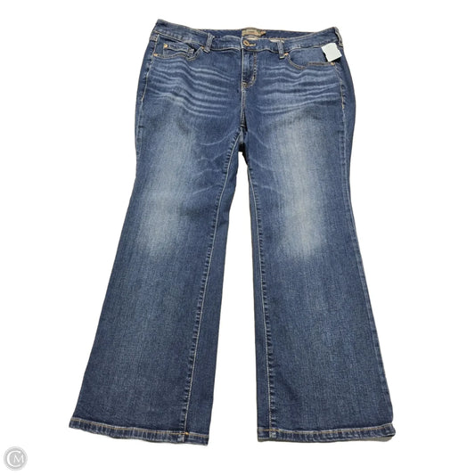 Jeans Boot Cut By Torrid In Blue Denim, Size: 18