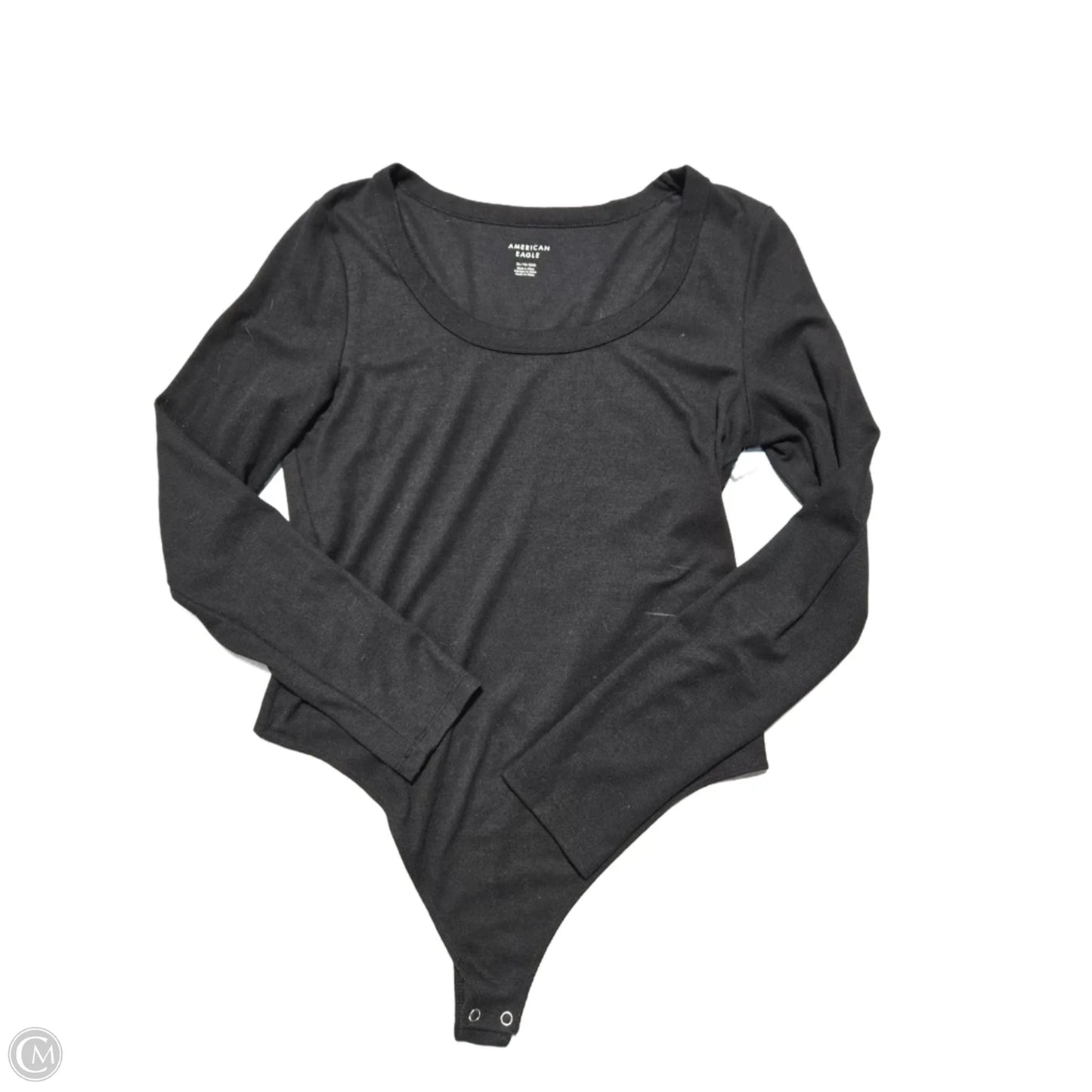Top Long Sleeve By American Eagle In Black, Size: Xl