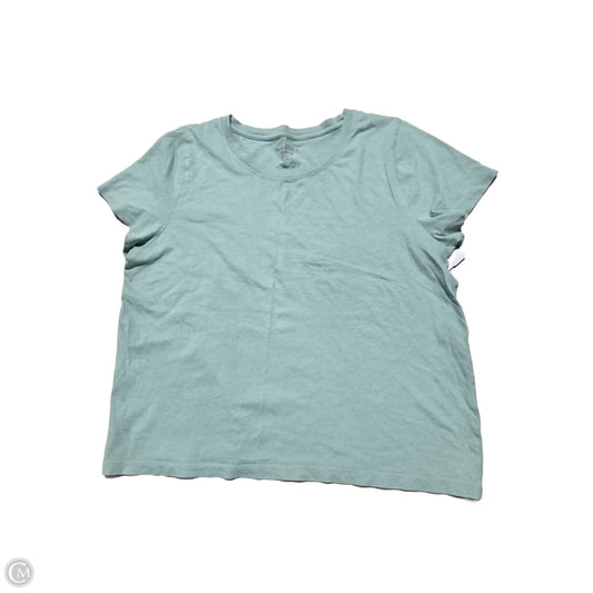 Top Short Sleeve Basic By J. Crew In Green, Size: Xl