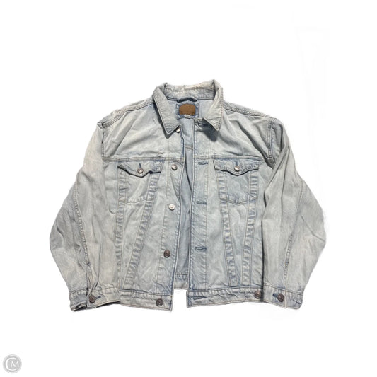 Jacket Denim By American Eagle In Blue Denim, Size: M